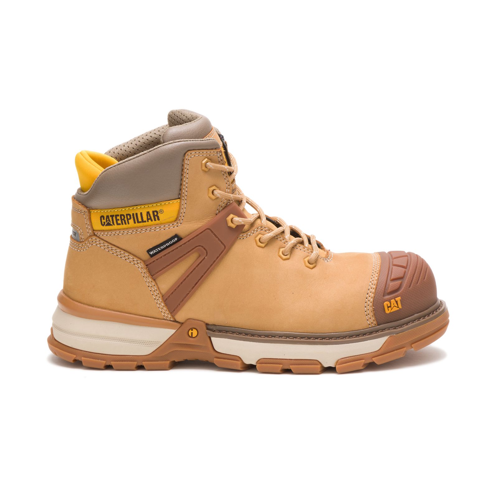 Caterpillar Excavator Superlite Waterproof Nano Toe Philippines - Mens Work Boots - Orange 45168KMTW